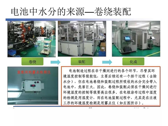 電池中水分的來(lái)源